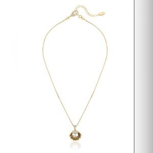 Zaxie by Stephanie‎ Taylor Gold Necklace with Crystal Pendant